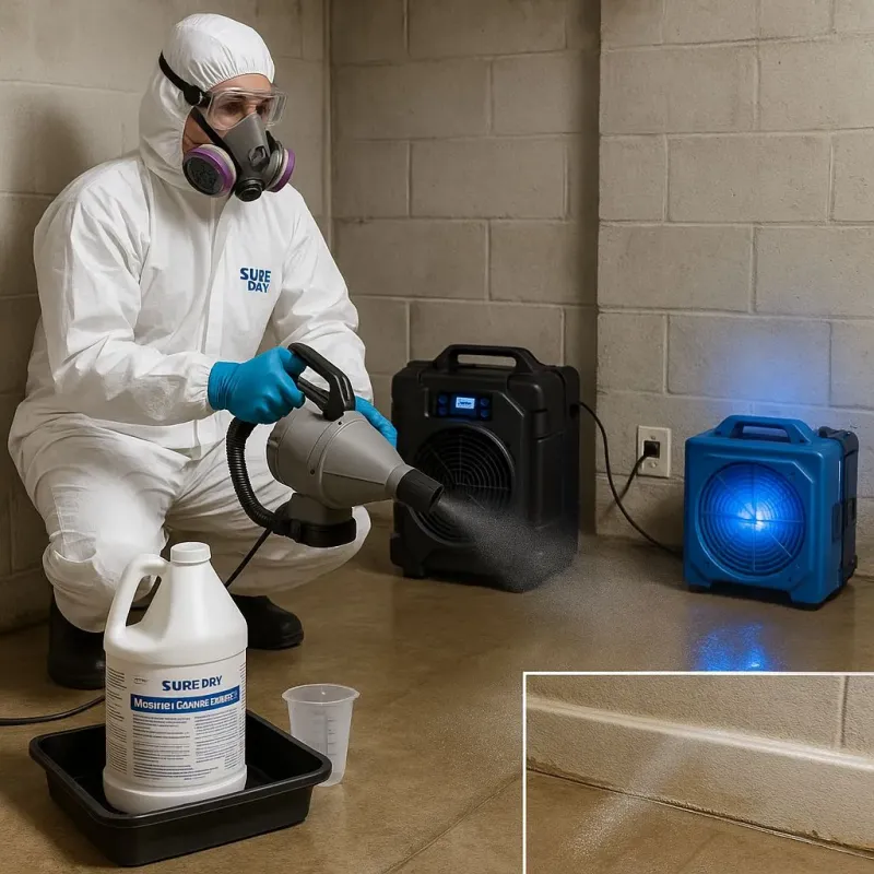 Sanitization and Odor Removal process in New Kensington, PA