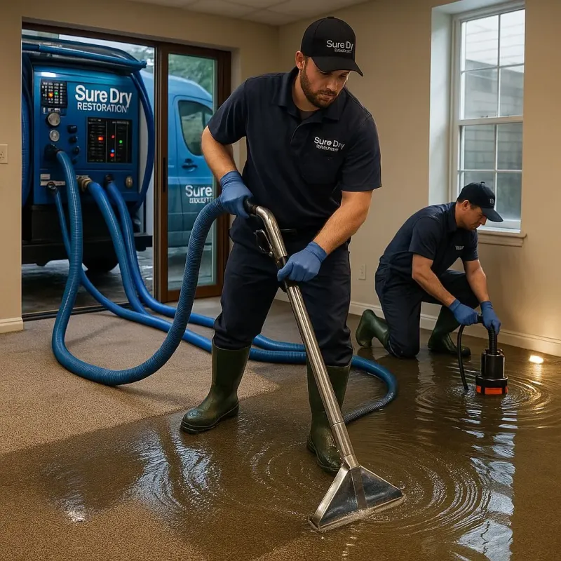 Water Extraction and Removal process in New Kensington, PA